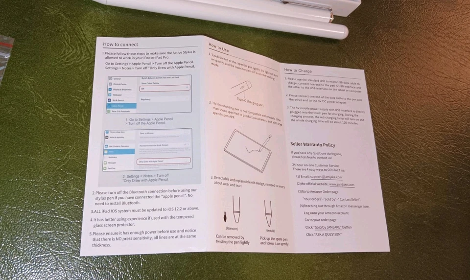 Apple Touch Screen Pencil USB-C Stylus For I Pad or I Pad Pro - Image 3 of 4