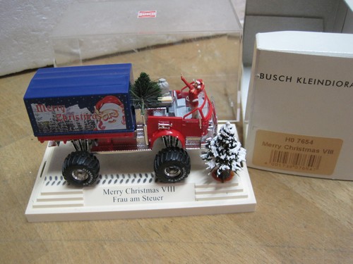 Busch 7654 Merry Christmas con embalaje original escala H0 | Zustand: Gebraucht