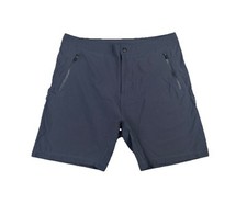 Mack Weldon Shorts Mens Sz XL Blue 4 Way Active Drawstring Performance Stretch