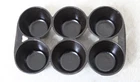Antique Griswold No. 18 Cast Iron 6 Cup Muffin Cupcake Pan Erie