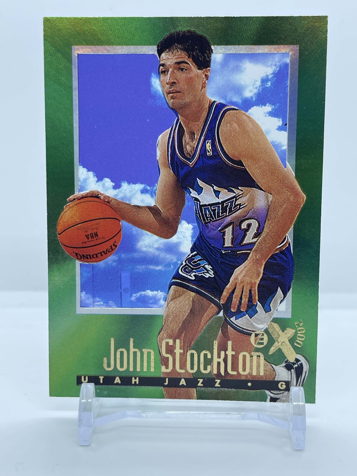1996-97 E-X2000 #75 John Stockton