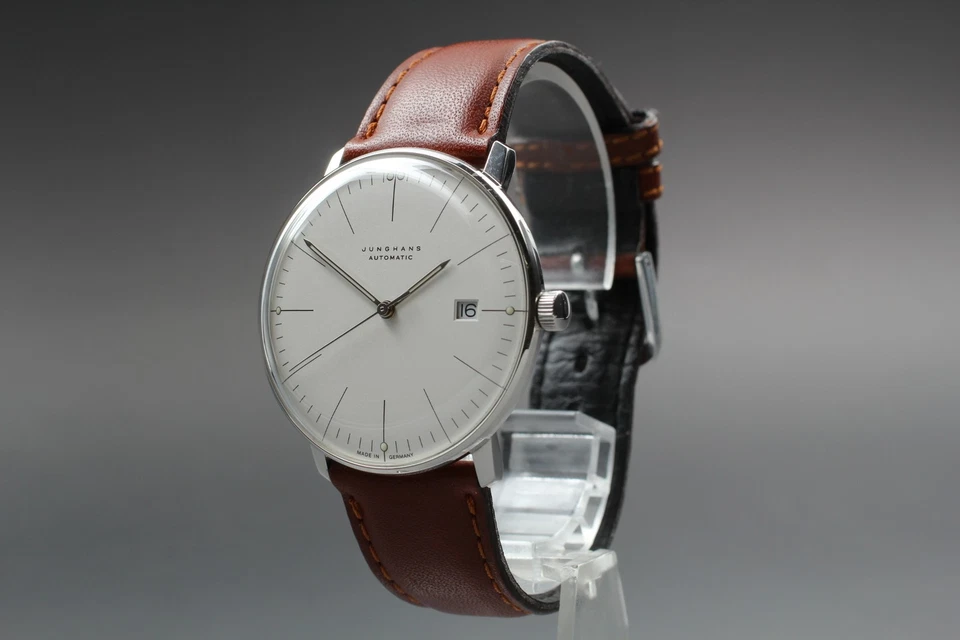 [con caja] Reloj para hombre Junghans Max Bill 027/4002.02 fecha automática cristal de zafiro Foto 4 de 4