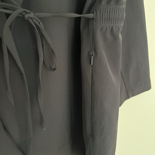 Athleta Blazer 22 Black Endless Primatwill Jacket Tie Waist PrimaStretch 860105 - Picture 4 of 11