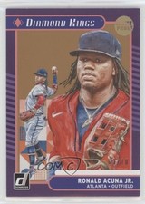 2021 Panini Donruss Diamond Kings Artist Proof 3/10 Ronald Acuna Jr #16 v7j