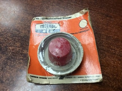Vintage NEW Thermos No. 722 Replacement Lid Cap Stopper NOS 1972 FREE SHIPPING