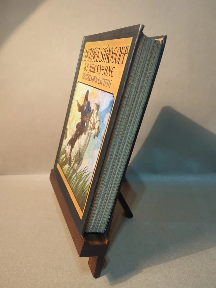 1927 1st Edition MICHAEL STROGOFF Jules Verne N.C. Wyeth - Image 3 of 4