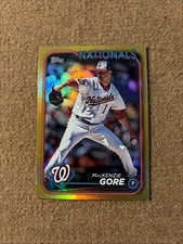 2024 Topps Series 1 - Mackenzie Gore #113 Gold Foil Nationals