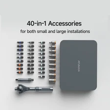 40-In-1 Multi-Function Ratchet Screwdriver Kit with Magnetic Bits – Mini Repair 