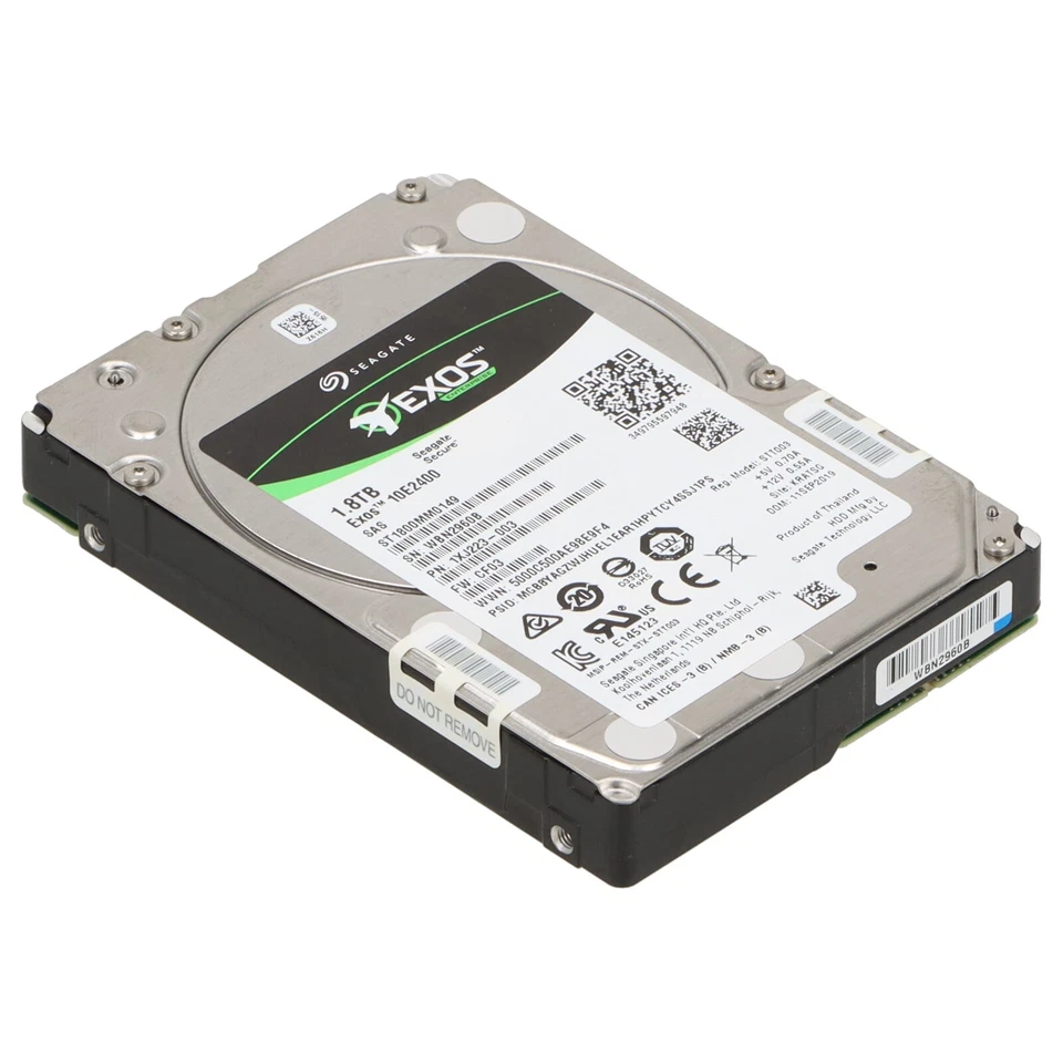 Seagate SAS-Festplatte Exos 10E2400 1,8TB 10k SAS 12G 2,5" - ST1800MM0149