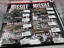 Lot Of 12 Packs Missile Baits Bomb Shot 4 inch Drop Shot Worm 15/pack
