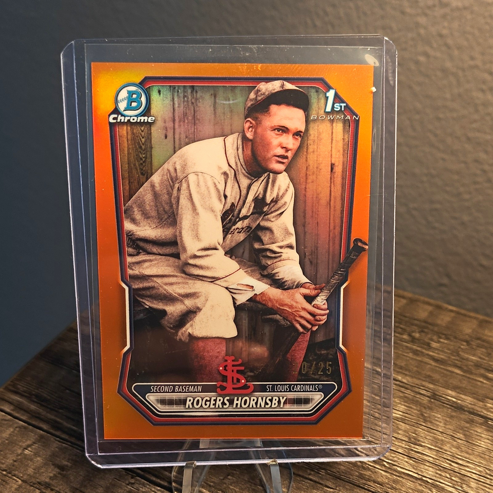 2026 Bowman Chrome Rogers Hornsby Cardinals 1st Bowman Retrofractor /25 BCP-252