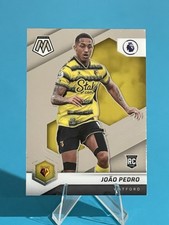 Joao Pedro 2021-22 Mosaic Premier League RC #46 Watford Rookie Soccer Card. rookie card picture