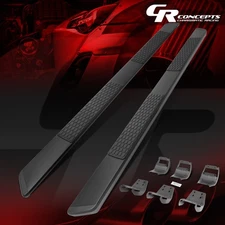 BLACK 5.5" HONEYCOMB STYLE RUNNING BOARD FOR 2015-2021 F150-F350 SUPER CREW CAB