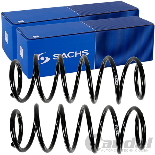 2X Sachs Fahrwerksfedern Satz Vorne Passend FÜR Opel Vectra Links+Rechts | 997-image