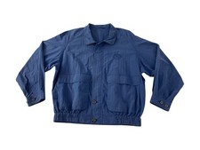 Vintage 90s Burberrys London Harrington Light Bomber Jacket Embroidery L F161