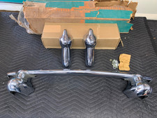 NOS 1954 Chevrolet Bel Air grill guard bumper wrap Guide accessory chrome trim