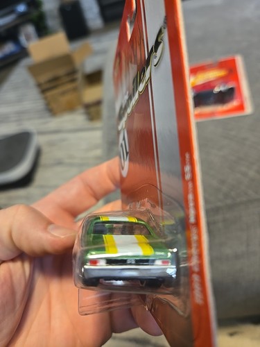 Johnny Lightning The Spoilers 1969 Chevy Nova SS Green W/ Yellow White Stripes - Picture 4 of 5