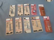 10 Vermont American Router Bits Lot NOS Veining Dovetail Straight USA Made Read