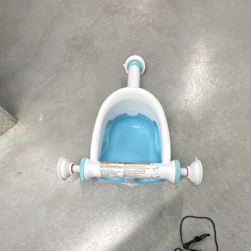 Summer Baby Bath Seat Blue and White with Suction Cups, MPN 19620A, Blue/White