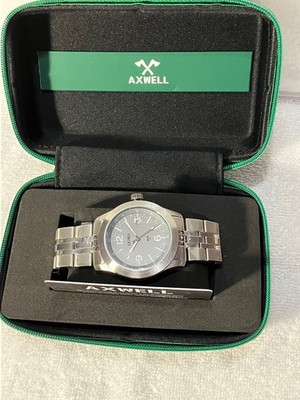 Axwell Marauder 43mm Japanese Quartz Movement Wristwatch  NEW Complete Full Set