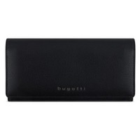 Bugatti Mira GeldböRse Rfid Leder 19Cm #BGL-491011 (Schwarz)