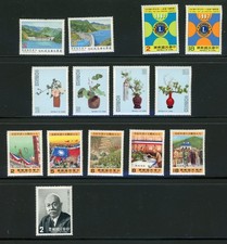 China Scott #2586-2600 MNH 1987 Issued Sets As Imaged CV$14+ 478289