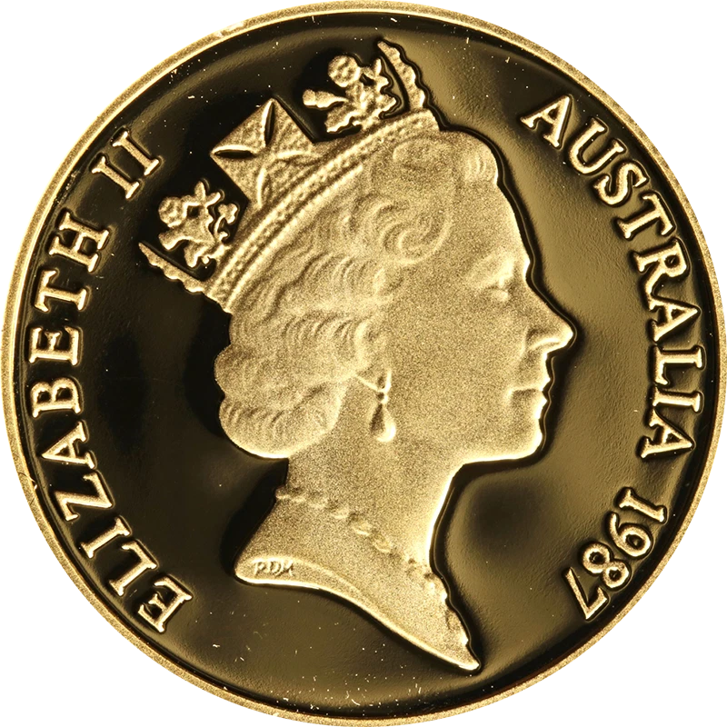 1987 Australia Gold $200 Proof Coin - Arthur Phillip Commem- 10g .916 OGP COA - Image 2 of 3