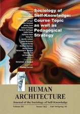 Sociology of Self-Knowledge: Course Topic as well as Pedagogical Strategy by Moh
