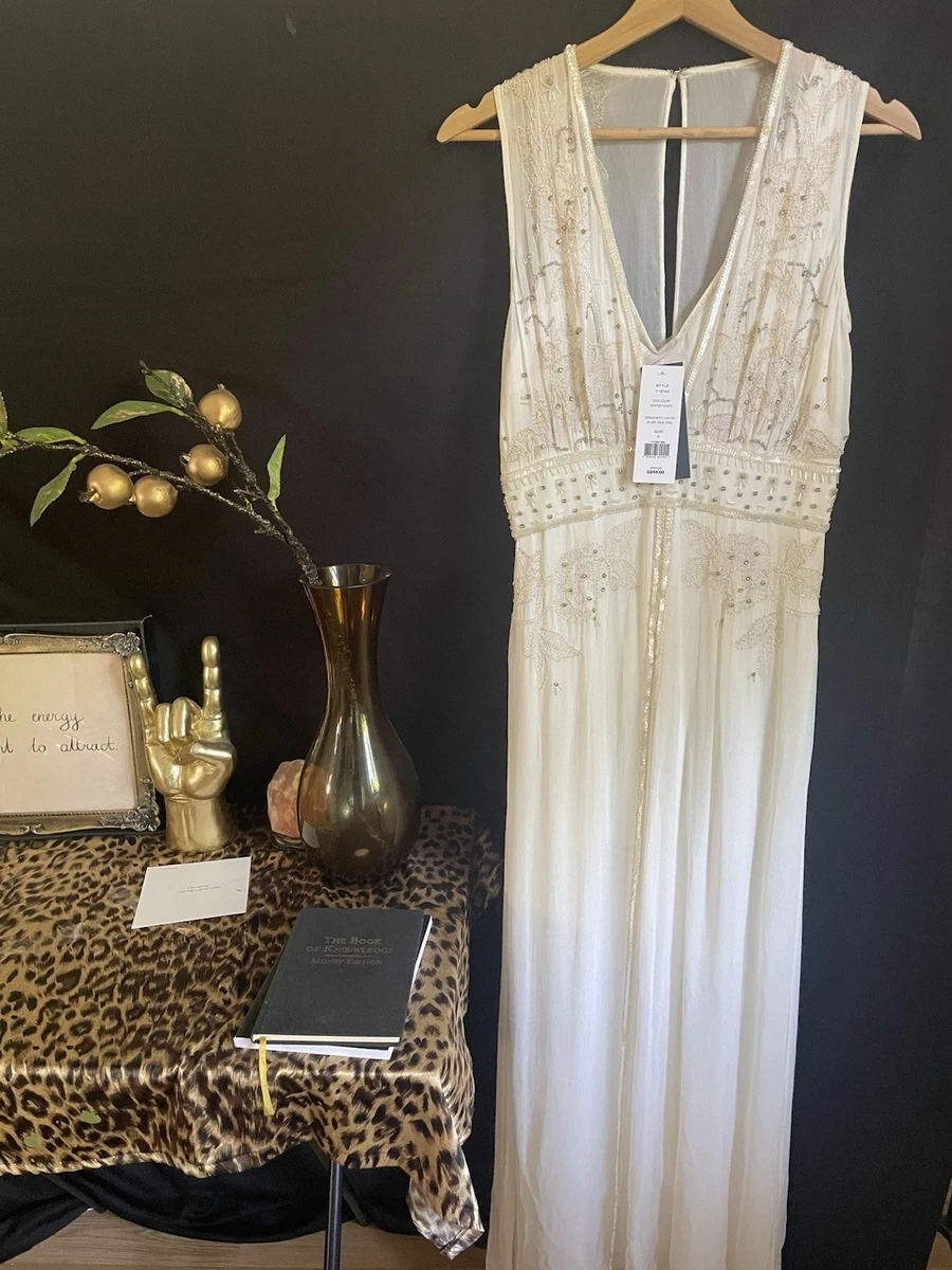 princess polly baby blue dress Raw Cotton Boho Wedding Dress: Open Back Tiered Maxi Gown - Stella