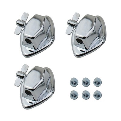 3 PCS Floor Tom Bracket Floor Tom Leg Bracket for 9.5MM Floor Tom Legs(3PCS/PK).
