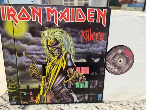 IRON MAIDEN - KILLERS VINYL LP 1981 - HARVEST ST-12141 CAPITOL - VG++ VINYL LP