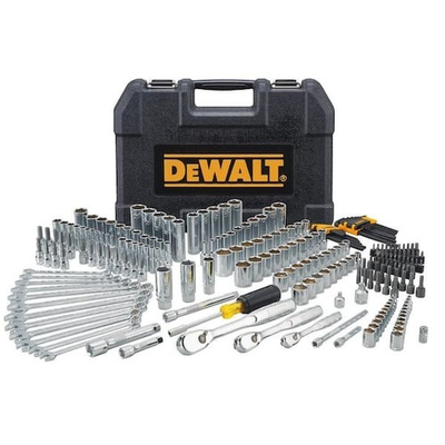 #ad Dewalt Mechanics Tool Set 247 Piece Case Socket Wrenches Ratchet Drive Tough $187.71