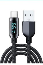 100w Type C fast charging Data cable with led Dispaly Super fast charger