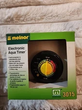 Melnor Electronic Aqua Timer Water Timer with 3 Programmable Cycles 3015untested