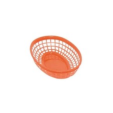 Winco PFB-10R 9-1/4 x 5-3/4 Oval Fast Food Basket | Red