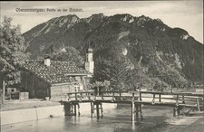 Oberammergau Bavaria Ammer Bridge