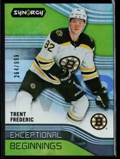 2019-20 UD Synergy Exceptional Beginnings #EB-25 Trent Frederic RC 264/999