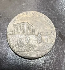 1794 NORWICH CASTLE GOOD TIMES  COME   HALF PENNY  CONDOR TOKEN  XF