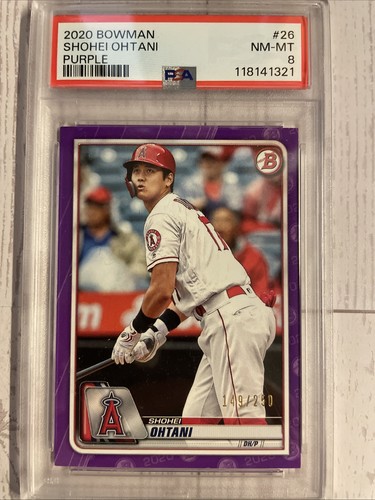 2020 Bowman - Shohei Ohtani #26 Purple /250