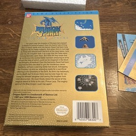 Dragon Spirit: The New Legend NES 1990 Tested CIB Manual MINT