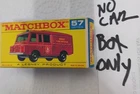 Matchbox Originals Moko Lesney  No 57  Box Only Empty Box