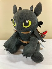 Build a Bear How to Train Your Dragon Toothless with Wings Saddle 12"