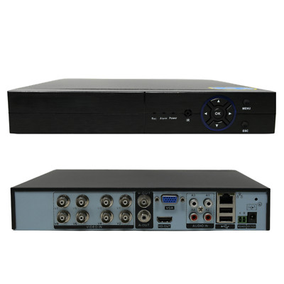 TEcNO DVR 8 Kanäle Hybrid FULL HD 5IN1 AHD 1080P CLOUD P2P E-Mail DVR