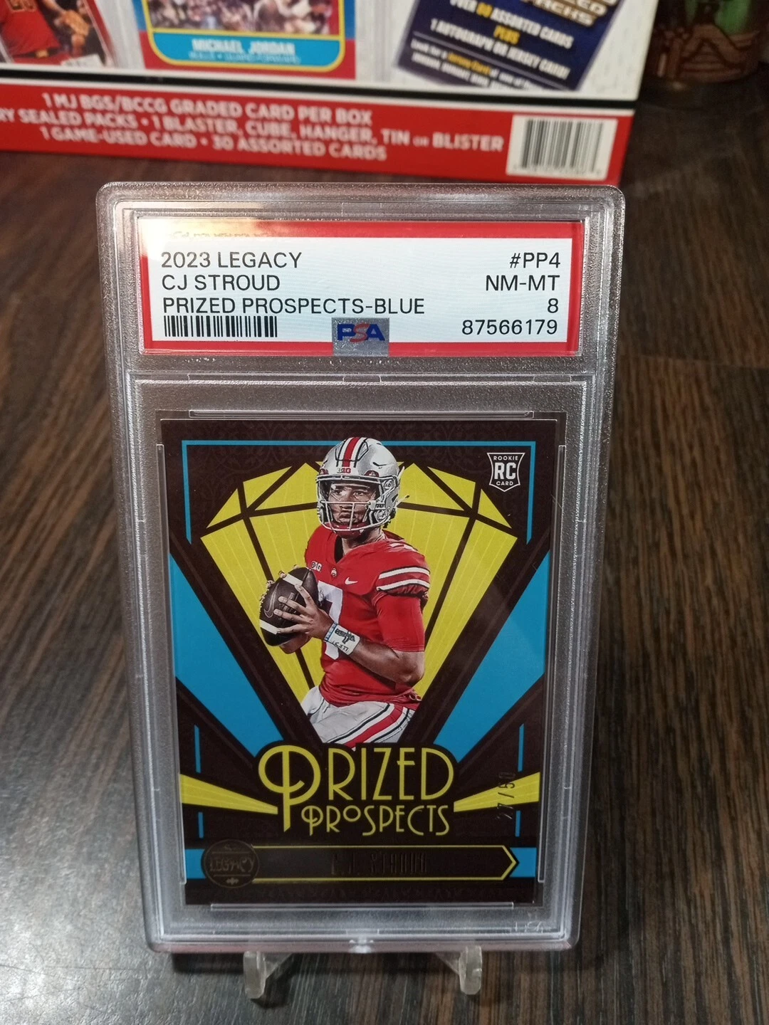 CJ Stroud Panini Legacy Prized Prospects #PP4 Blue