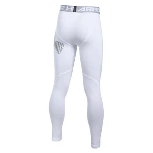 Under Armour White Armour Logo Pants Youth Boy's Size XL L66125 - Image 2 of 3