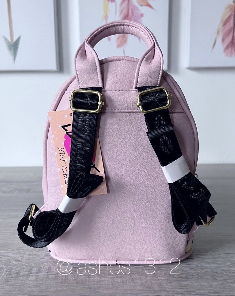 BETSY JOHNSON JACKIE BACKPACK-  Black Rainbow Leopard Bundle BETSEY JOHNSON Bag Jackie Backpack - Black Rainbow Leopard  main image 2