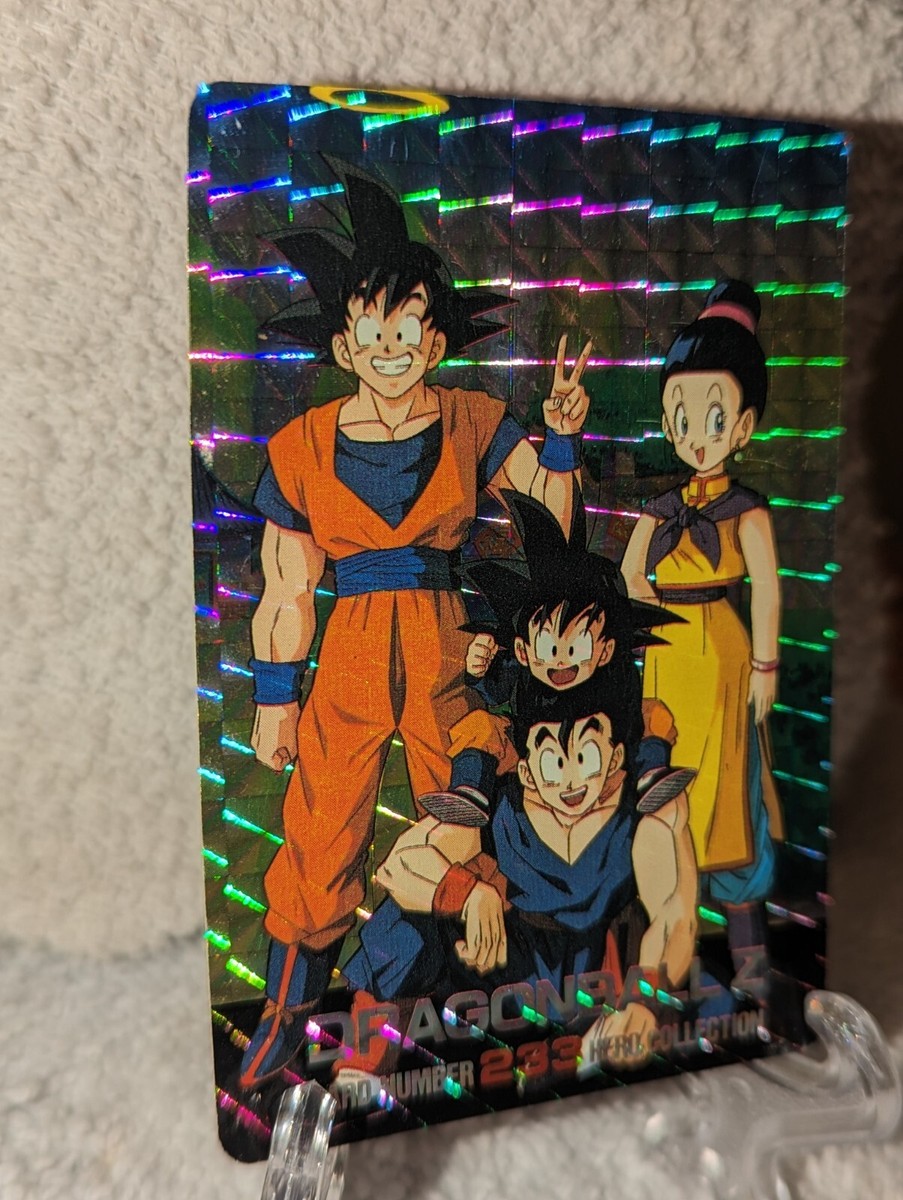 希少品 美品 Dragon Ball Z(集合) ラミネートカード Dragon Ball Z Hero Collection #232 PrismDBZ Goku's Family