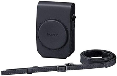 SONY Vertical Soft Carrying Case LCS-RXG for RX100 Series Cameras Black New F/S