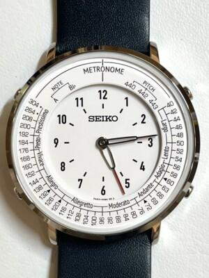 SEIKO Metronome Watch Standard Line Color Monotone SMW006A New from JP