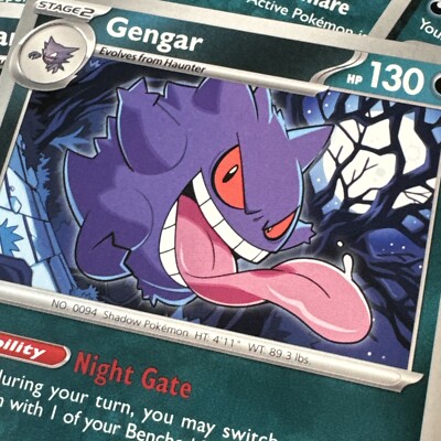 Gengar #057/091 2024 PAF Pokemon Paldean Fates Card TCG NM Pack